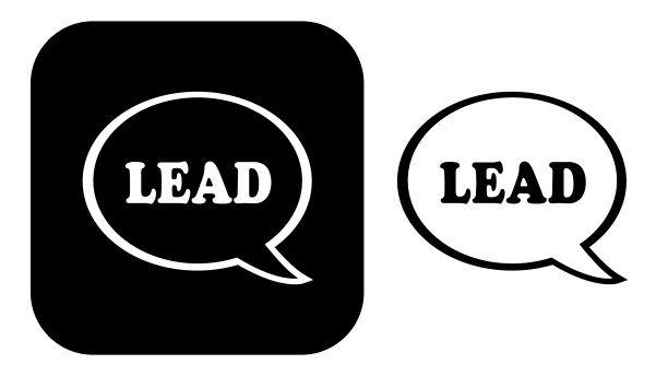 黑色和白色引导语音气泡图标5图片下载