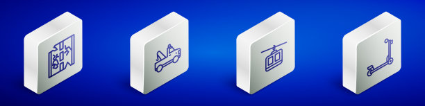 设置等距线断路拖车钢丝绳图片下载