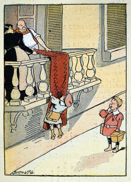 经典插图，卡通，《最终的上升》，一次以失败告终的攀登，第二部分，法国，19世纪图片下载