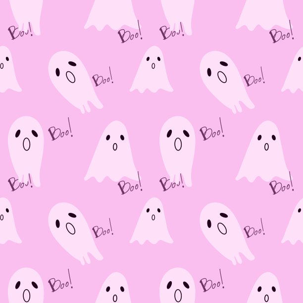 万圣节织物图案。图片下载