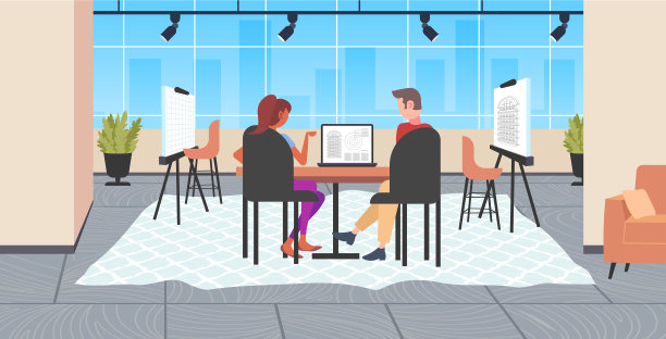 建筑师夫妇使用笔记本电脑工程师起草图片下载