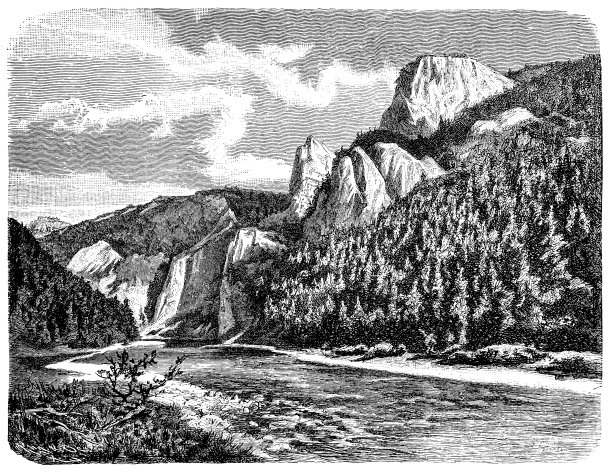 Dunajec河峡谷突破松嫩山脉-联合国教科文组织图片下载