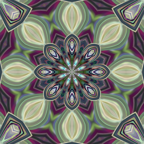 美丽的蟒蛇皮肤图案具有独特的传统蜡染主题。美丽的抽象装饰万花筒图案，无缝图案，螺旋，曼荼罗，几何和极地图片下载