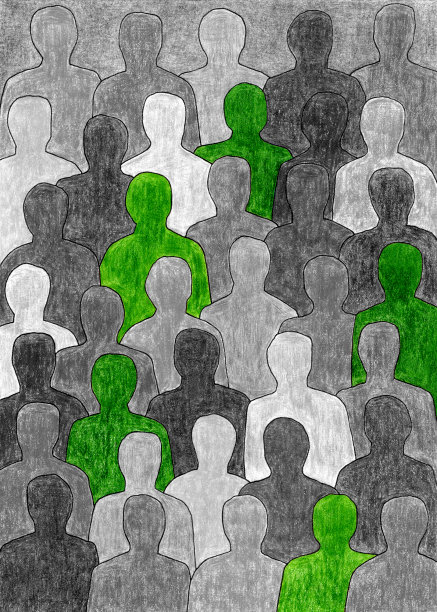 绿色男人图片下载