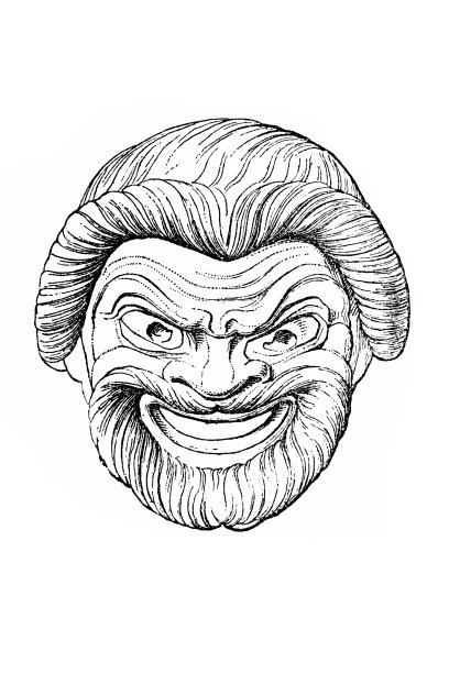 阿提克喜剧后期的面具图片下载