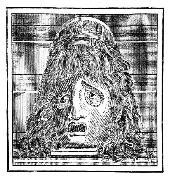 女性悲剧面具图片下载