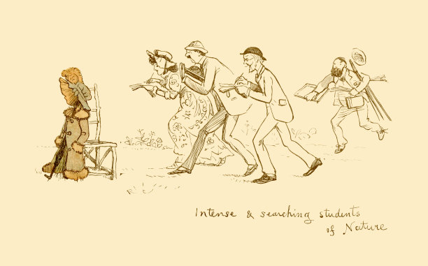 维多利亚时代的"自然的学生"图片下载