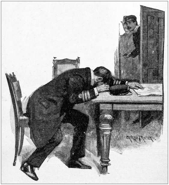 古画插图:绝望的船长图片下载