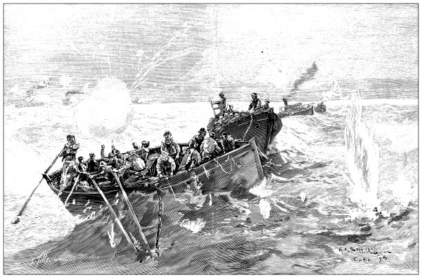 古色古香的形象:西美战争，“大理石头”和“纳什维尔”海战在斯安富戈斯图片下载