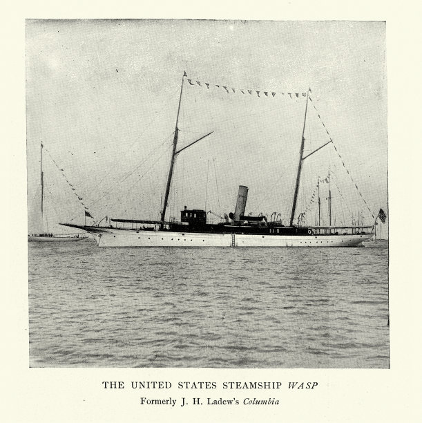 美国海军购买的前哥伦比亚号游艇USS Wasp图片下载