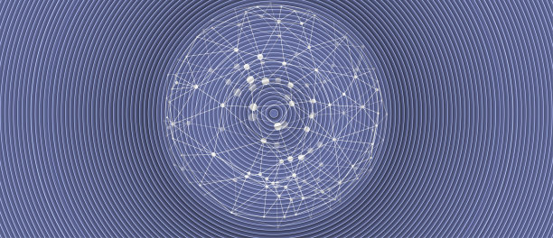 技术数据背景，全球业务解决方案理念图片下载