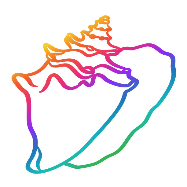 海贝彩虹图片下载