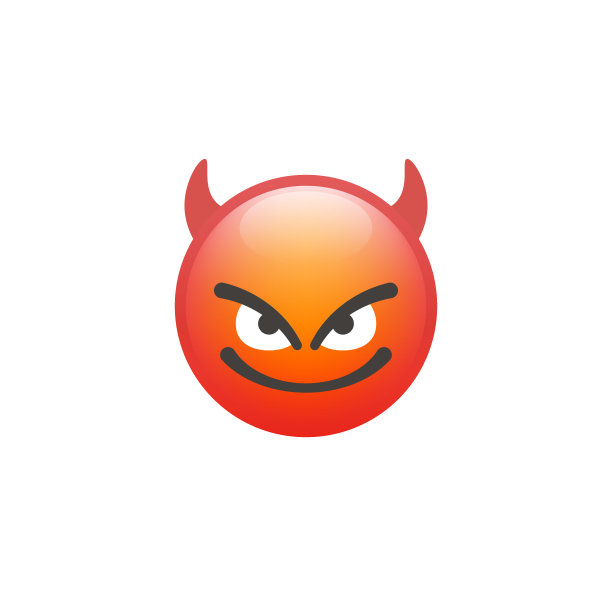 Emoticon裁剪设计元素可爱和色彩渐变图片下载