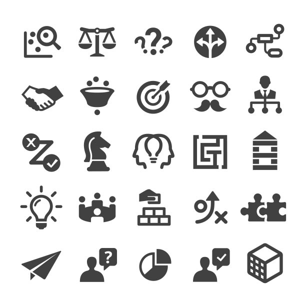 业务解决方案图标集-智能系列图片下载