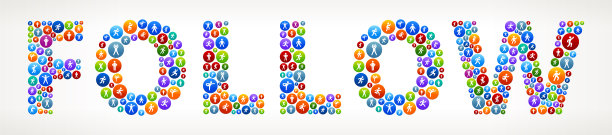 遵循积极生活方式健康矢量按钮图片下载