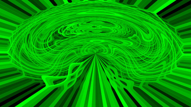 绿色的爆炸图片下载