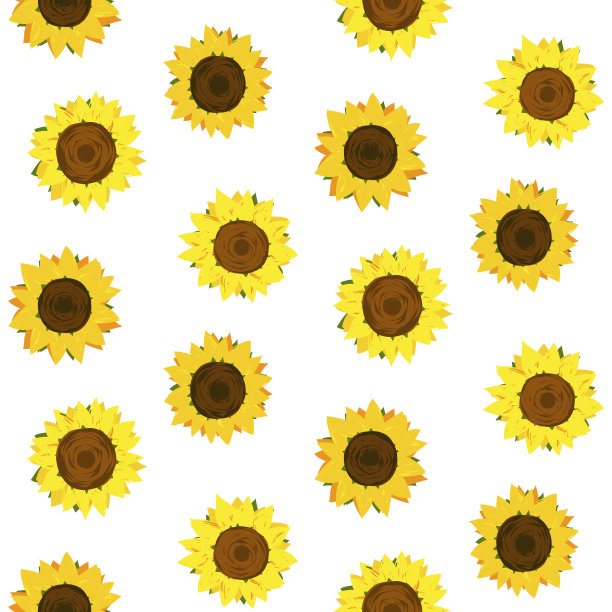 向日葵无缝模式图片下载