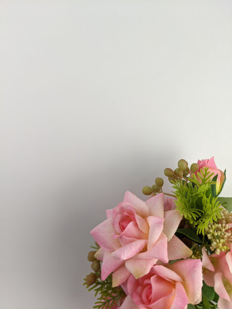 花和文本空间引用的概念图片下载