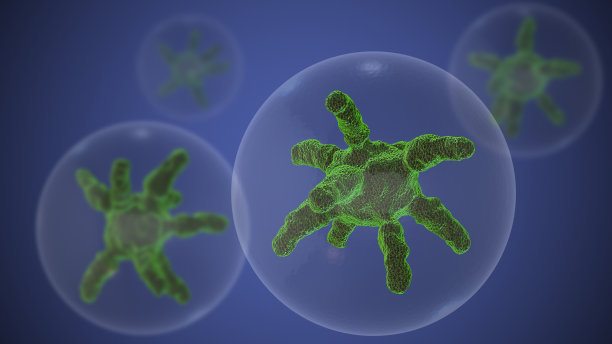 细菌、病毒或微生物细胞图片下载