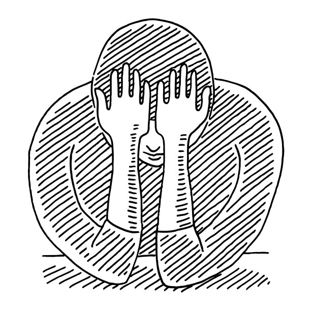 悲伤的人抑郁概念图图片下载