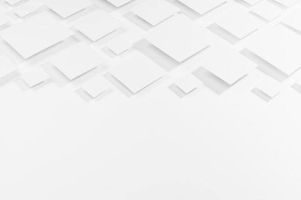 白色几何图案的菱形在阳光与柔和的光梯度灰色严格的阴影作为边界，复制空间，顶视图。现代抽象背景在未来主义风格。图片下载