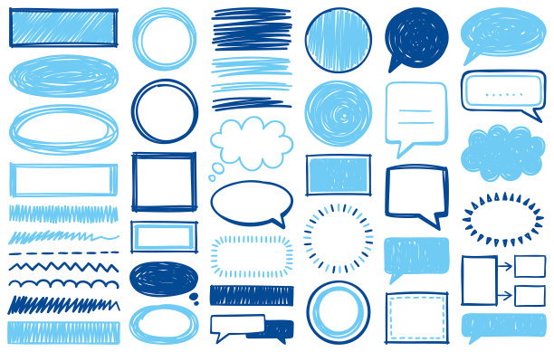 手绘设计元素图片下载