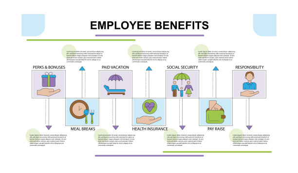 员工福利线图标集图片下载