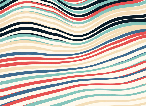抽象色波条纹图案背景图片下载