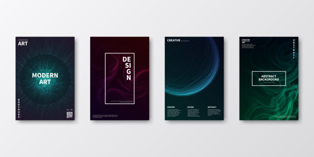 宣传册模板布局，封面设计，商业年度报告，传单，杂志图片下载