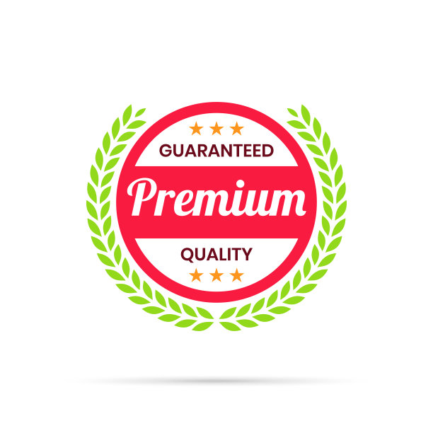 时尚多彩的徽章-优质，保证质量图片下载