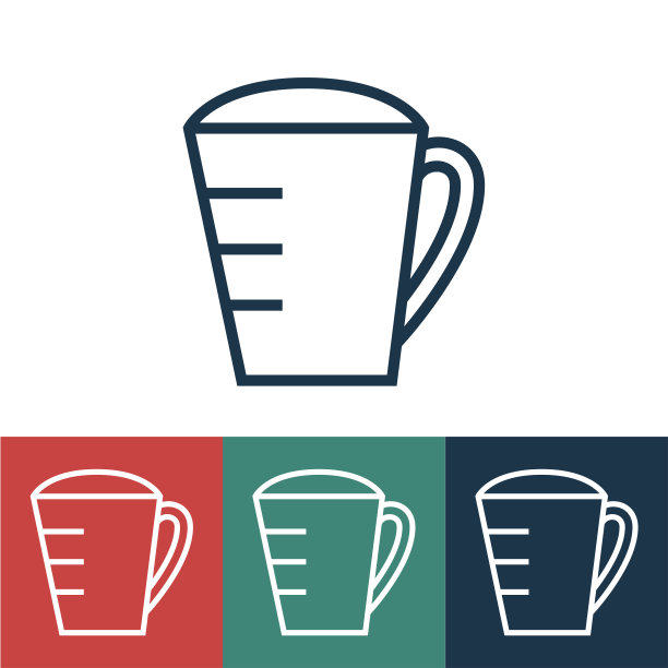 带有水过滤器的线性矢量图标图片下载