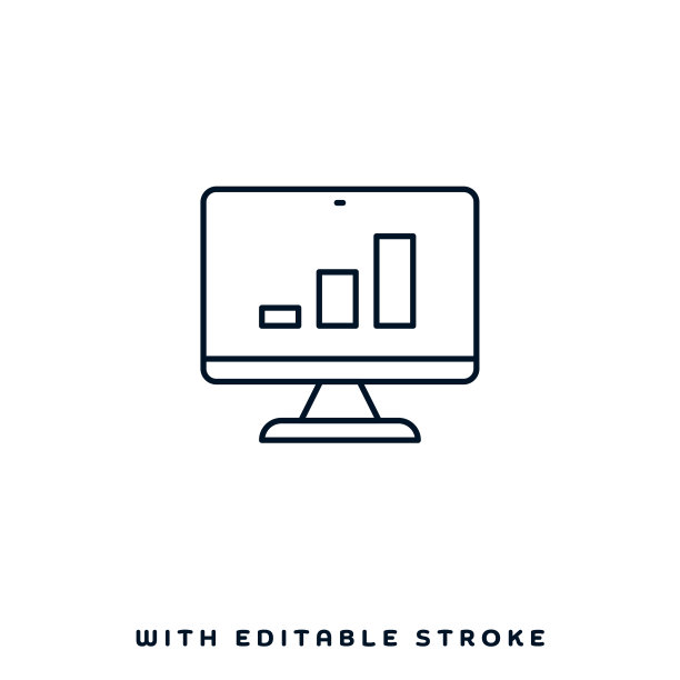 实时监控矢量图标设计图片下载