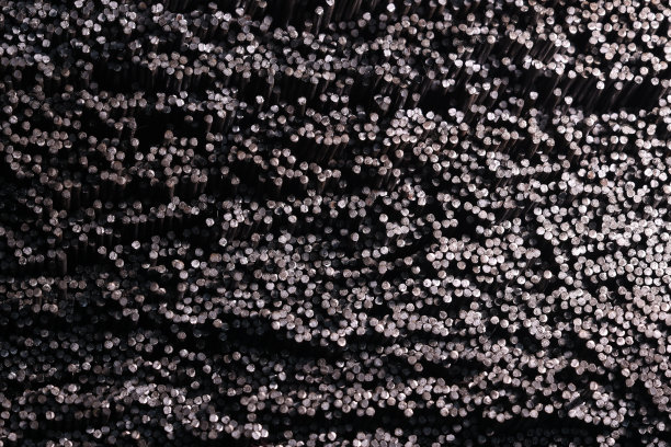 钢材在工厂仓库图片下载