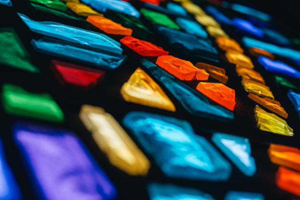 彩色玻璃马赛克01图片下载