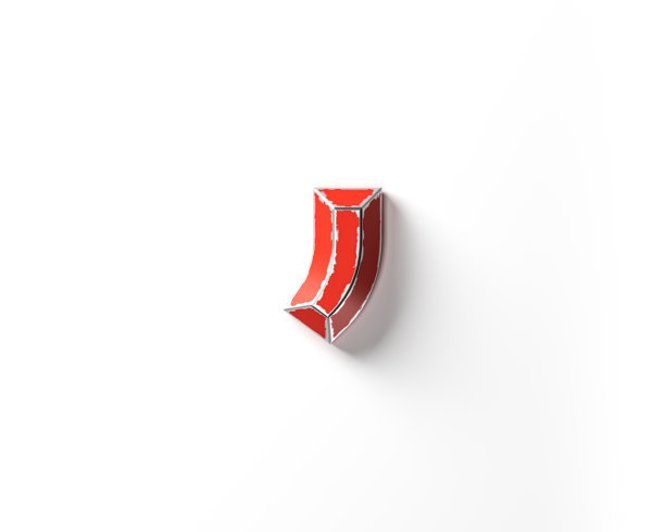 符号是用涂了红色的金属做成的，边缘有划痕图片下载