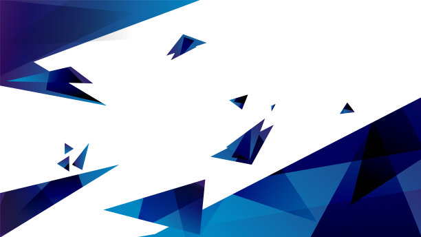 抽象现代背景设计白色和蓝色高科技多边形公司图片下载