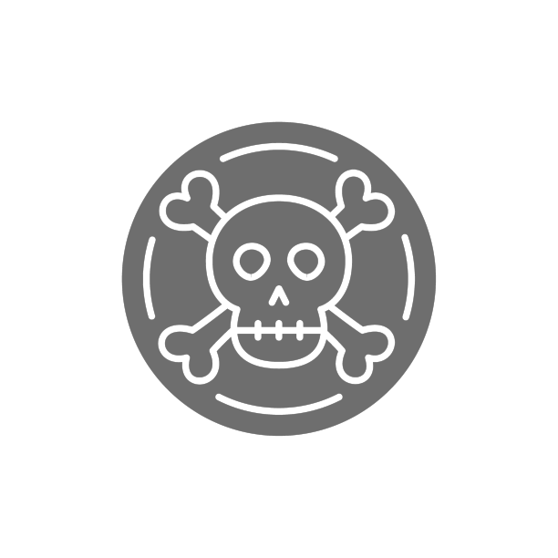 海盗金币金币宝灰色图标图片下载