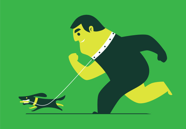 狗和人一起跑图片下载