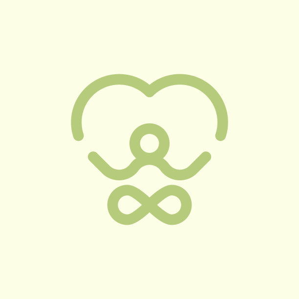 瑜伽禅宗标志人心图片下载