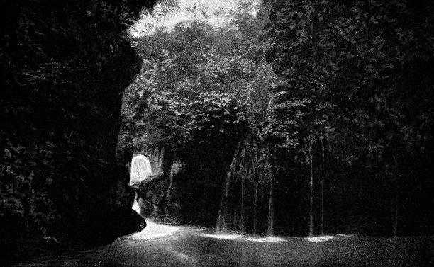 El Puente De Dios(上帝之桥)位于墨西哥塔马索，19世纪图片下载