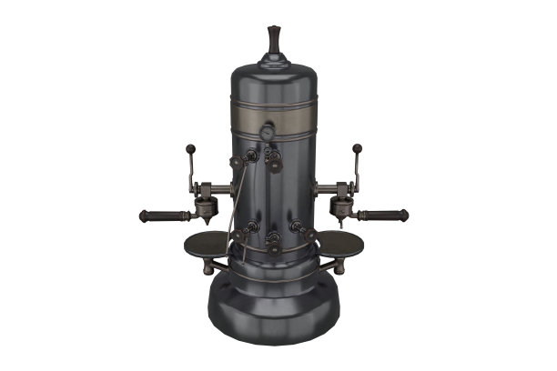 3d渲染旧咖啡机图片下载