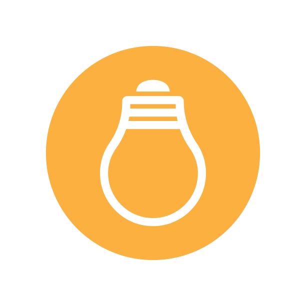 灯具标志设计图标矢量图片下载