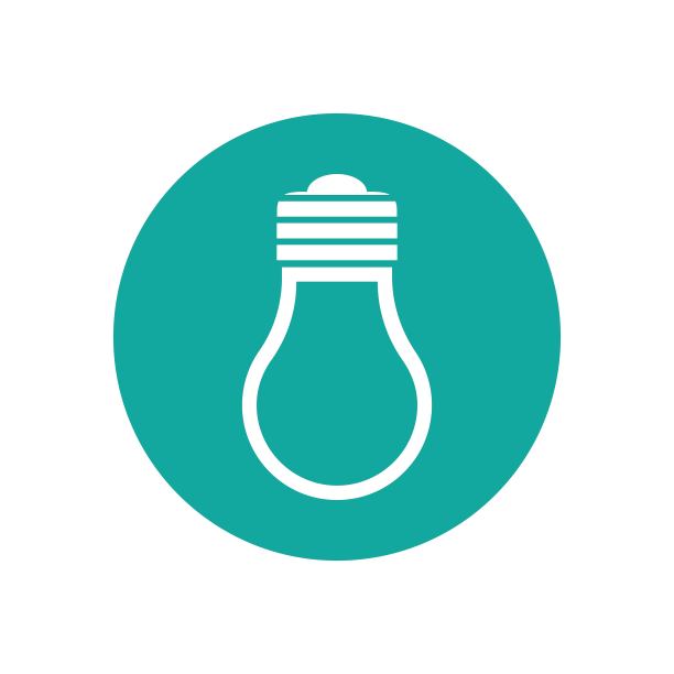 灯具标志设计图标矢量图片下载