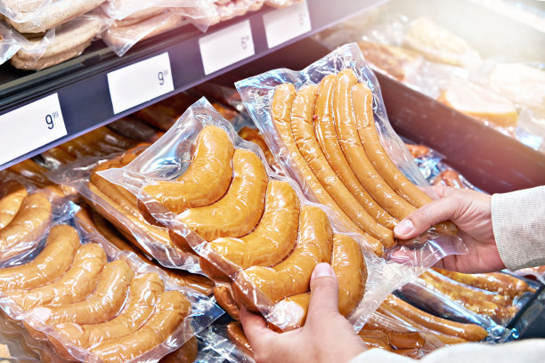 手拿香肠图片下载