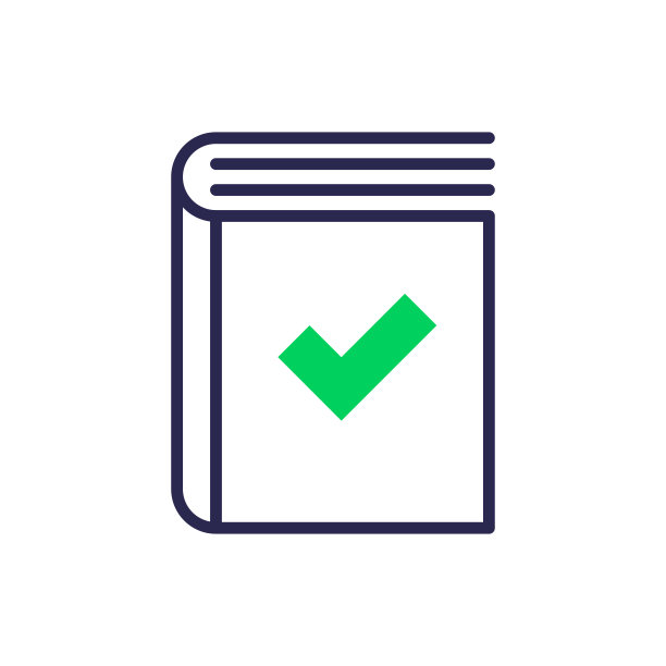 书批准细线图标。接受,认证。现代矢量插图。图片下载