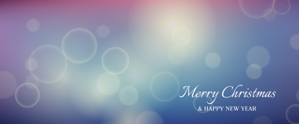 散景背景与新年铭文图片下载