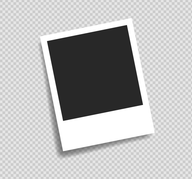 现实的照片模板。向量图片下载