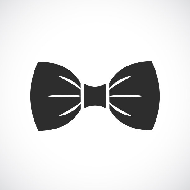 黑色领结图标图片下载