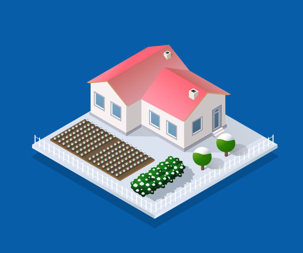 圣诞节到乡下的别墅村舍雪花覆盖图片下载