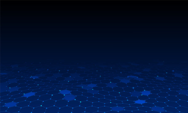 由一组六边形细胞组成的背景图片下载